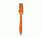 SunKiss Orange Premium Plastic Forks 24 pcs/pkt